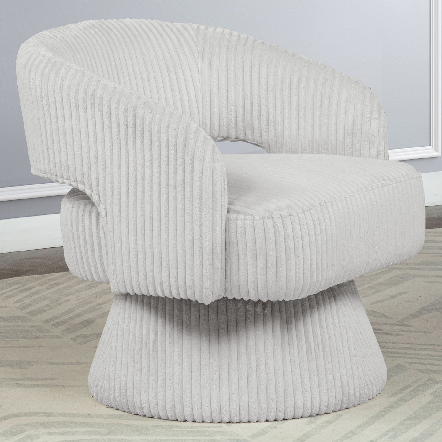 Luxury Swivel Barrel Accent Chair (AC290-7)