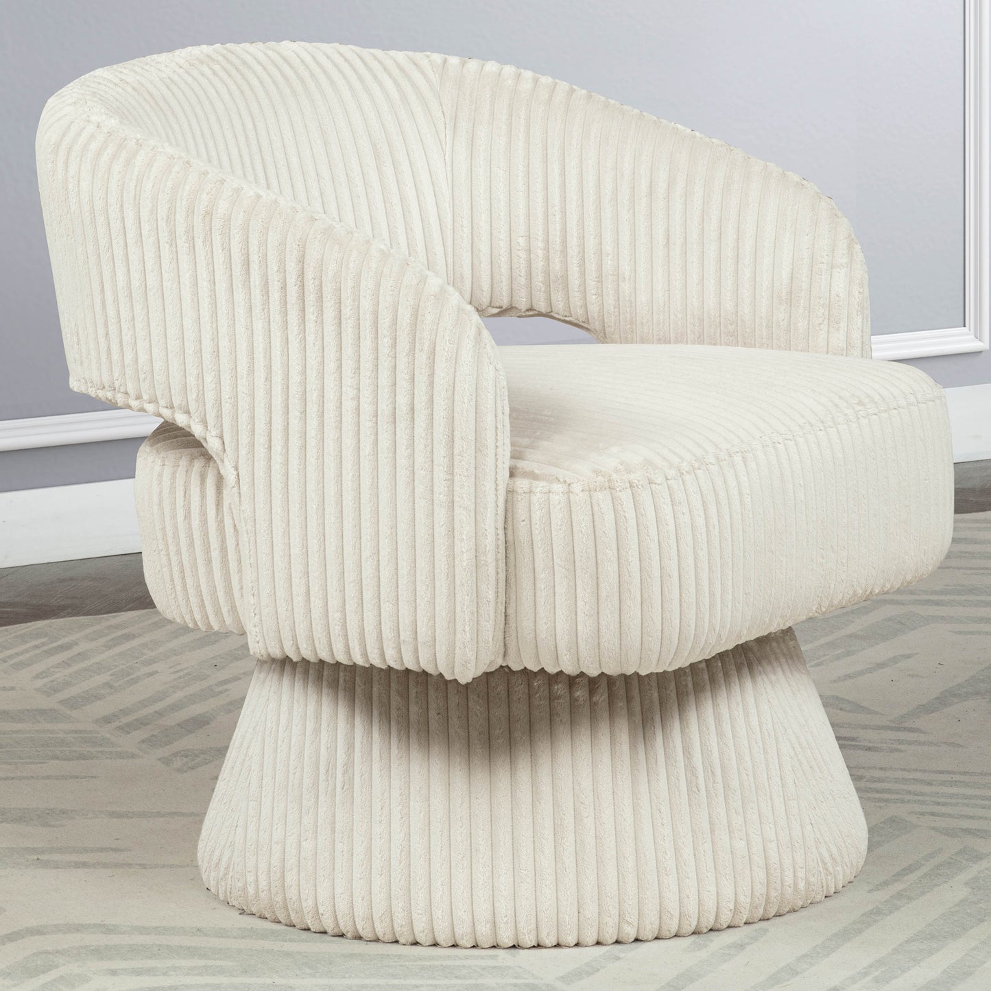 Luxury Swivel Barrel Accent Chair (AC290-7)