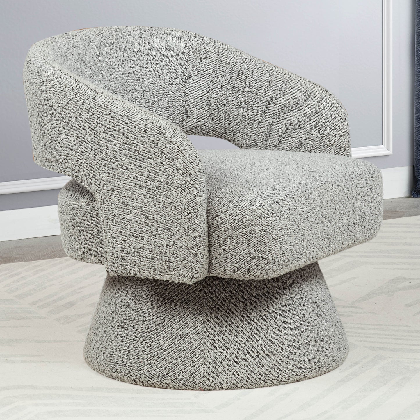 Luxury Swivel Barrel Accent Chair (AC290-7)