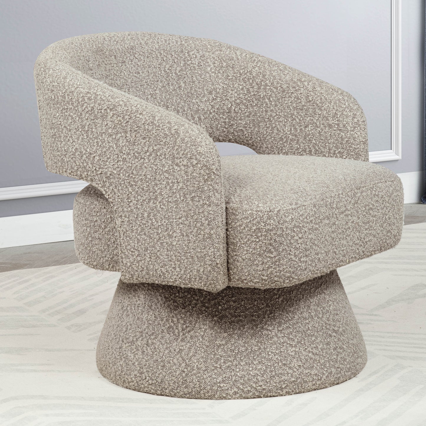 Luxury Swivel Barrel Accent Chair (AC290-7)
