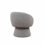 Swivel Barrel Accent Chair with Teddy Boucle Upholstery (AC300-2) by Quality Living Furniture
