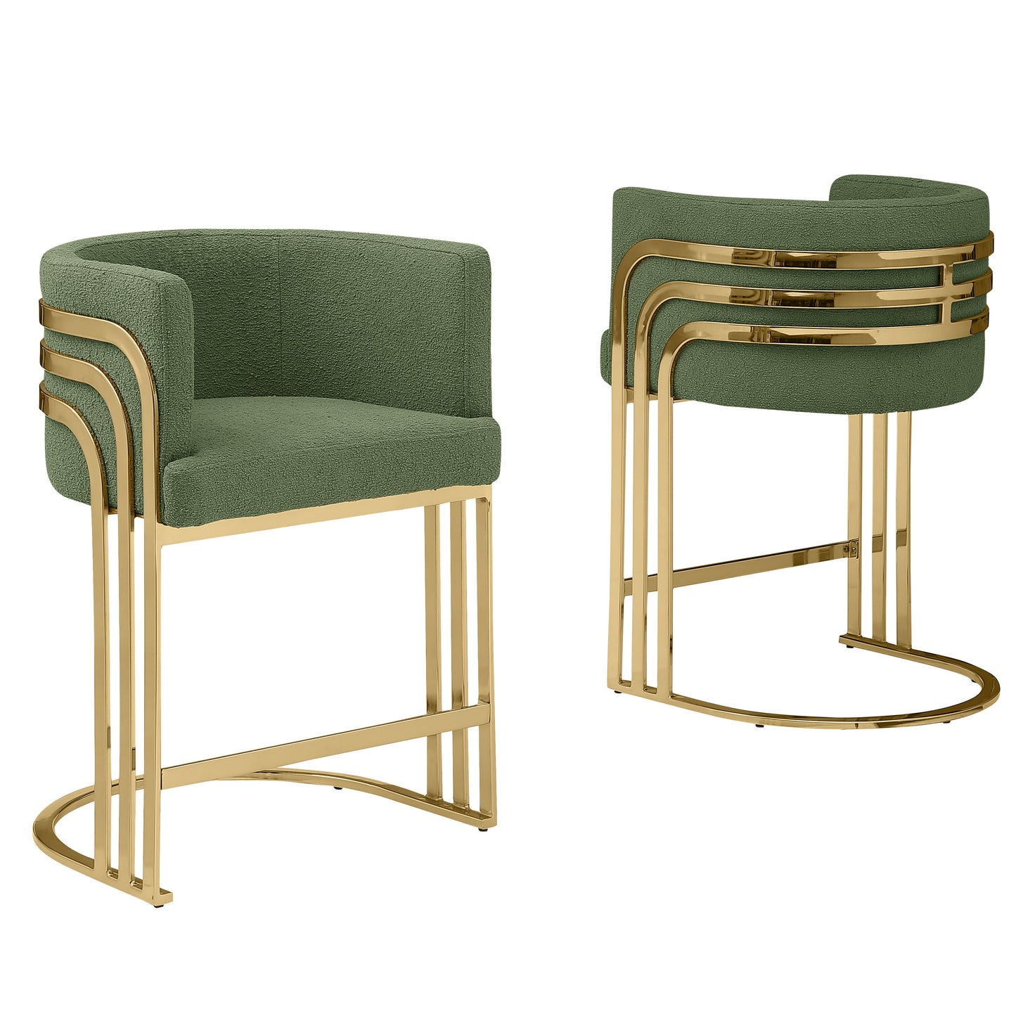 SC020-7, CH020-7, & BS020-7: Modern Teddy Fabric Chairs with Chrome Base