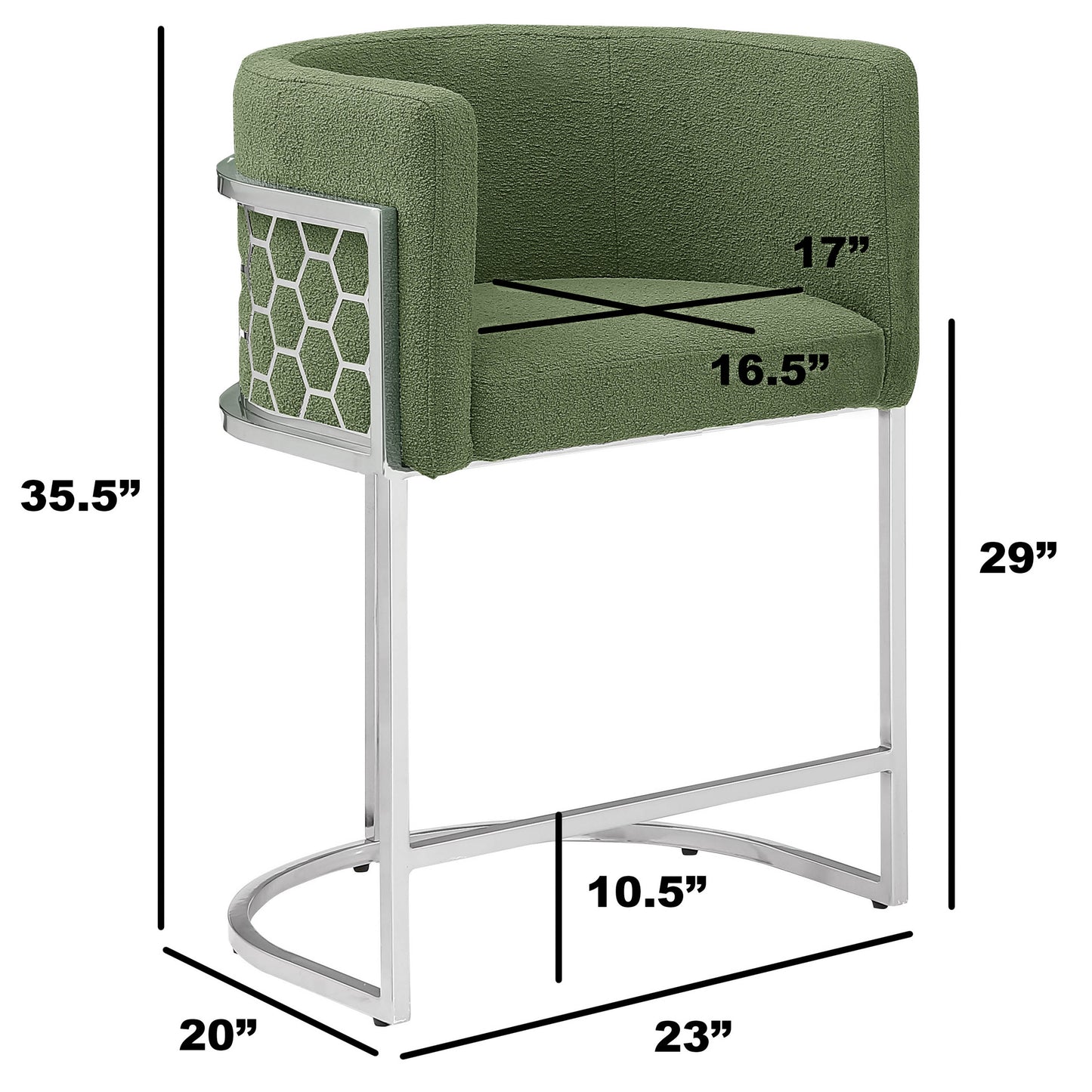SC030-7, CH030-7, & BS030-7: Modern Teddy Fabric Chairs with Honey Comb Back Design
