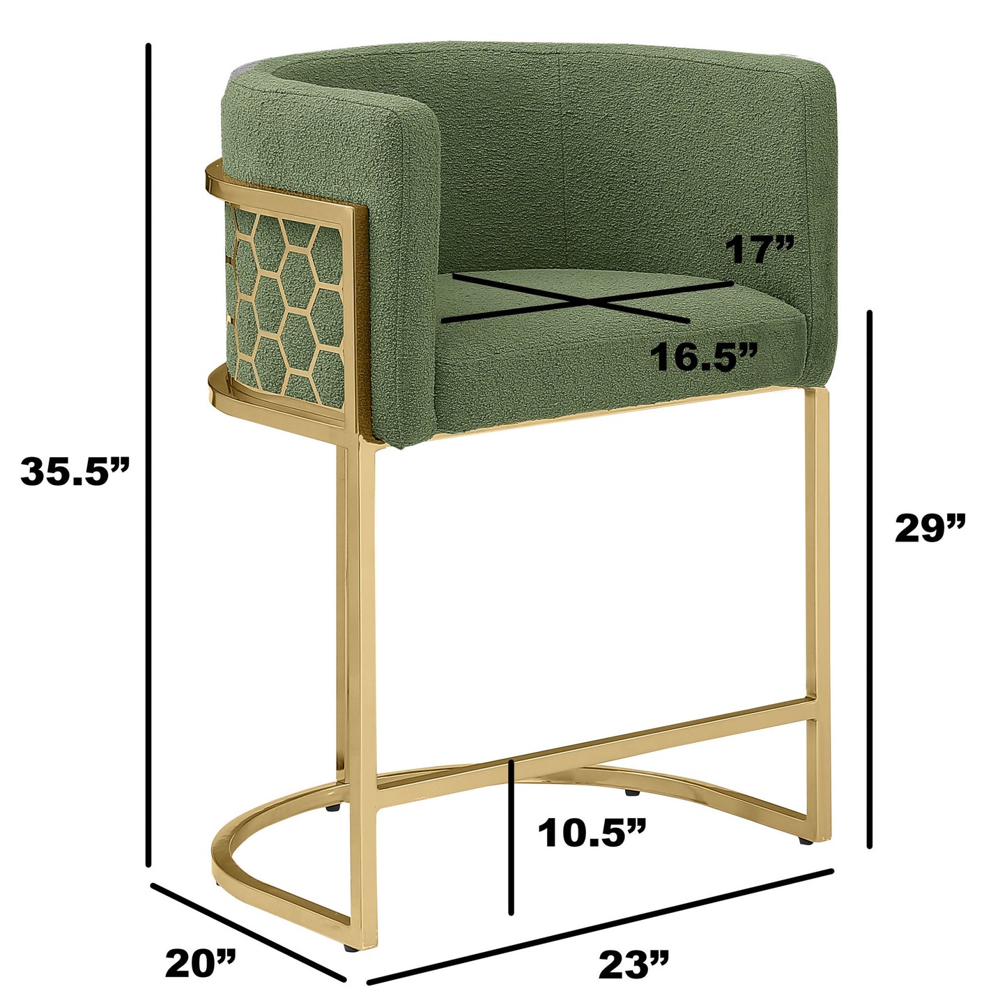 SC030-7, CH030-7, & BS030-7: Modern Teddy Fabric Chairs with Honey Comb Back Design