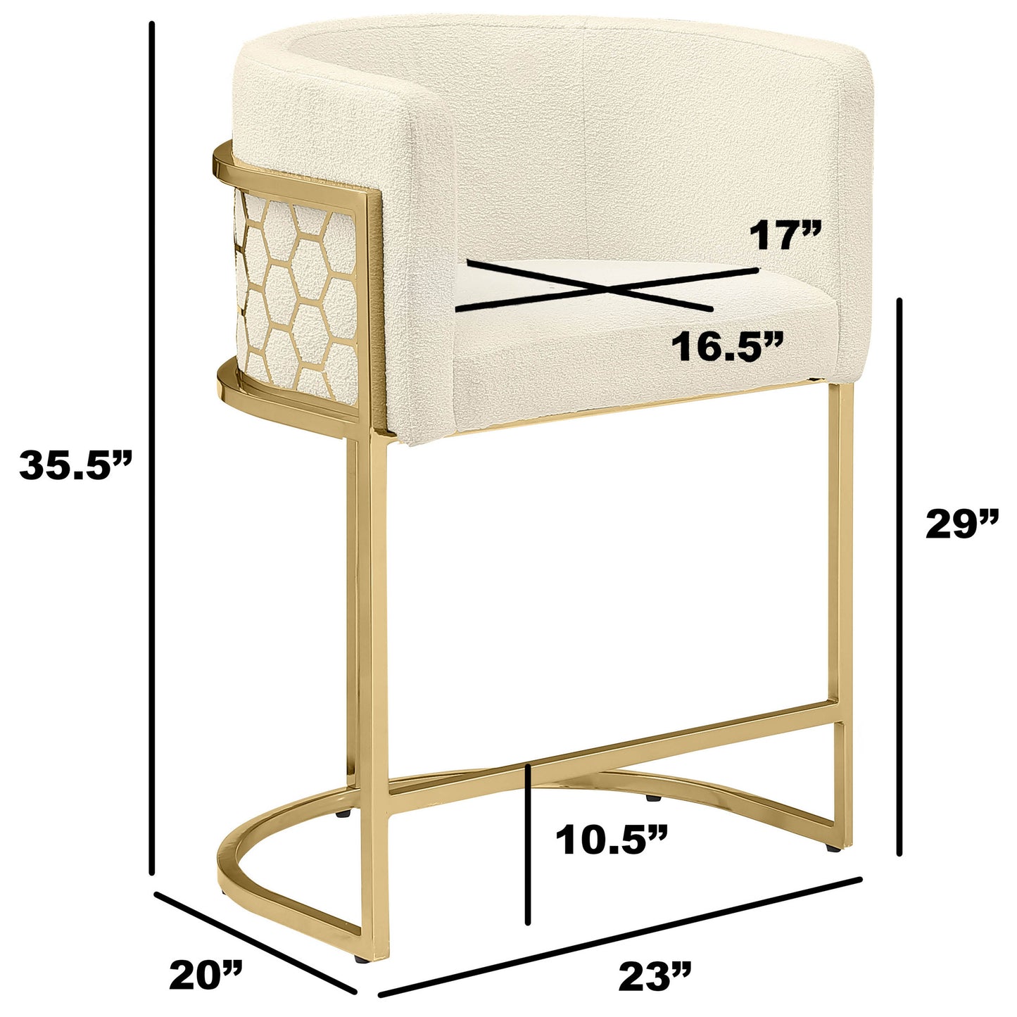 SC030-7, CH030-7, & BS030-7: Modern Teddy Fabric Chairs with Honey Comb Back Design
