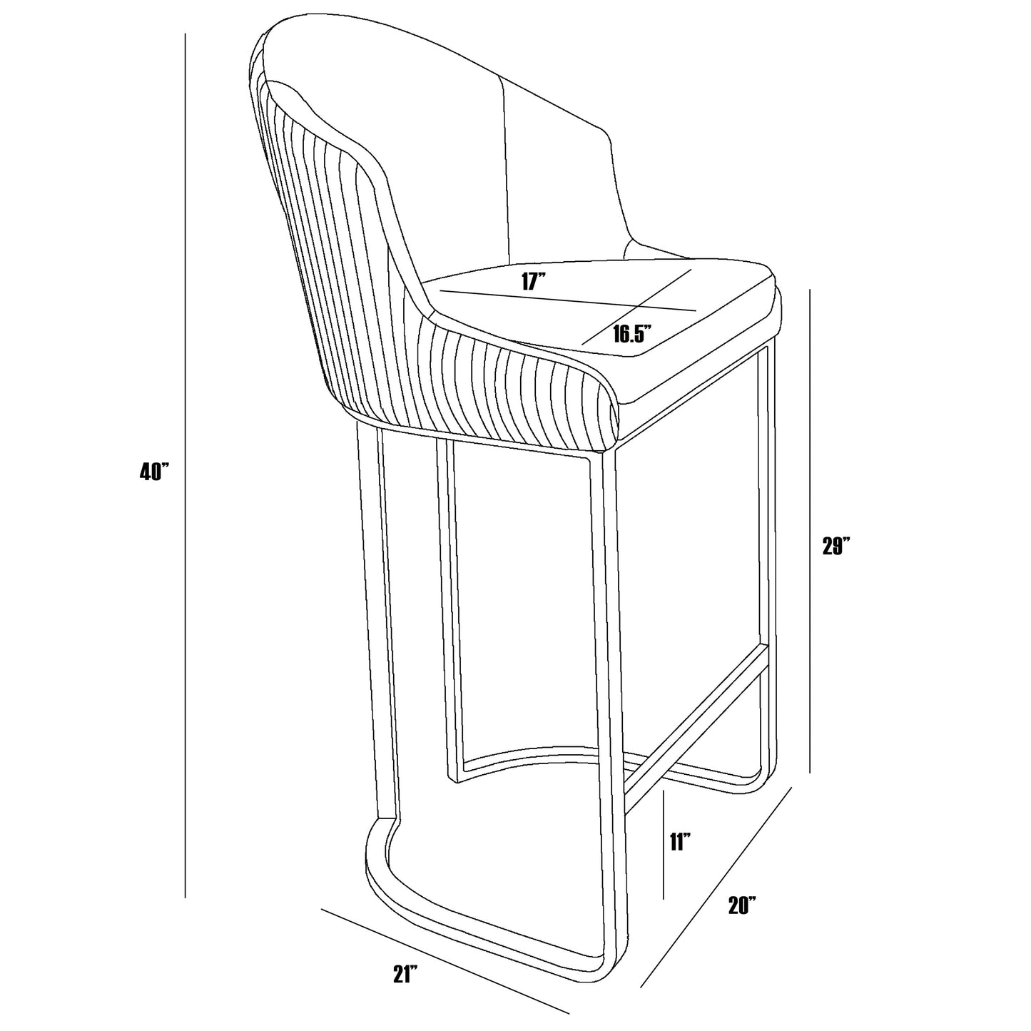 SC370-7, CH370-7, & BS370-7: Modern Teddy Upholstered Chairs with Chrome Finish Legs & Decorative Back Ring Handle (Set of 2)