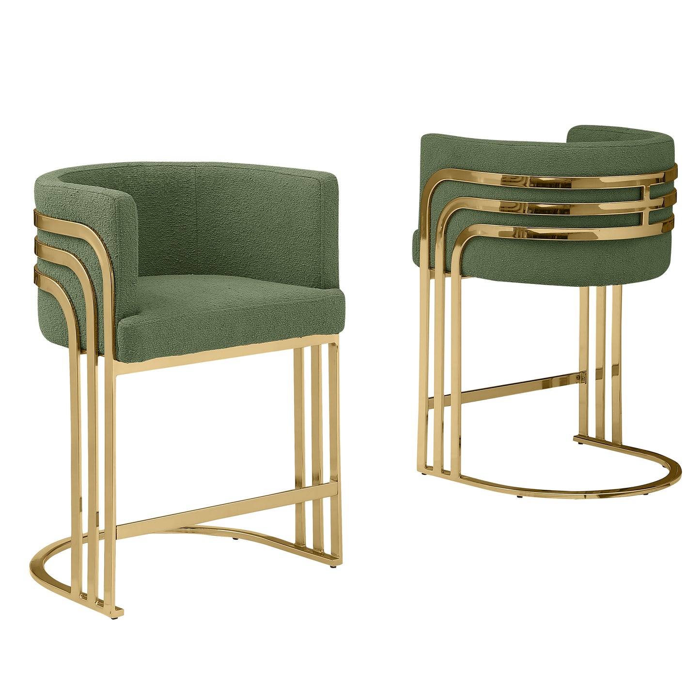 SC020-7, CH020-7, & BS020-7: Modern Teddy Fabric Chairs with Chrome Base