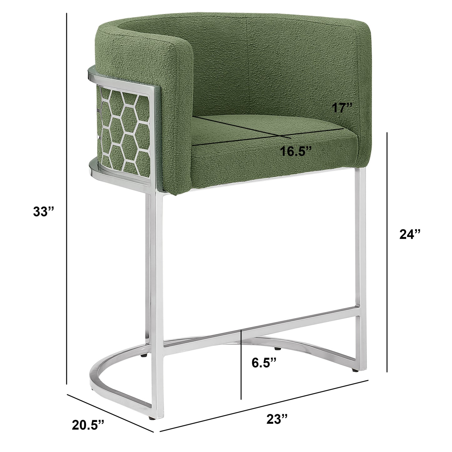 SC030-7, CH030-7, & BS030-7: Modern Teddy Fabric Chairs with Honey Comb Back Design