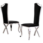 D14-SC, SC34-36: Velvet Dining Chairs by Quality Living Furniture