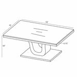 Rectangle White Marble Dining Table with Gold Steel Base, Silver & Gold (D320 D321) by Quality Living Furniture