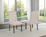 Button Tufted Upholstered Dining Chairs (D700 & D701) by Quality Living Furniture