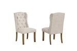 Traditional Trestle Dining Set with Upholstered Chairs (D700 D701) by Quality Living Furniture