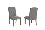 Traditional Solid Wood Trestle Dining Set With Upholstered Chairs (D702 D703) by Quality Living Furniture