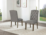 Traditional Tufted Dining Chairs with Nailhead Trim (D702 & D703) by Quality Living Furniture