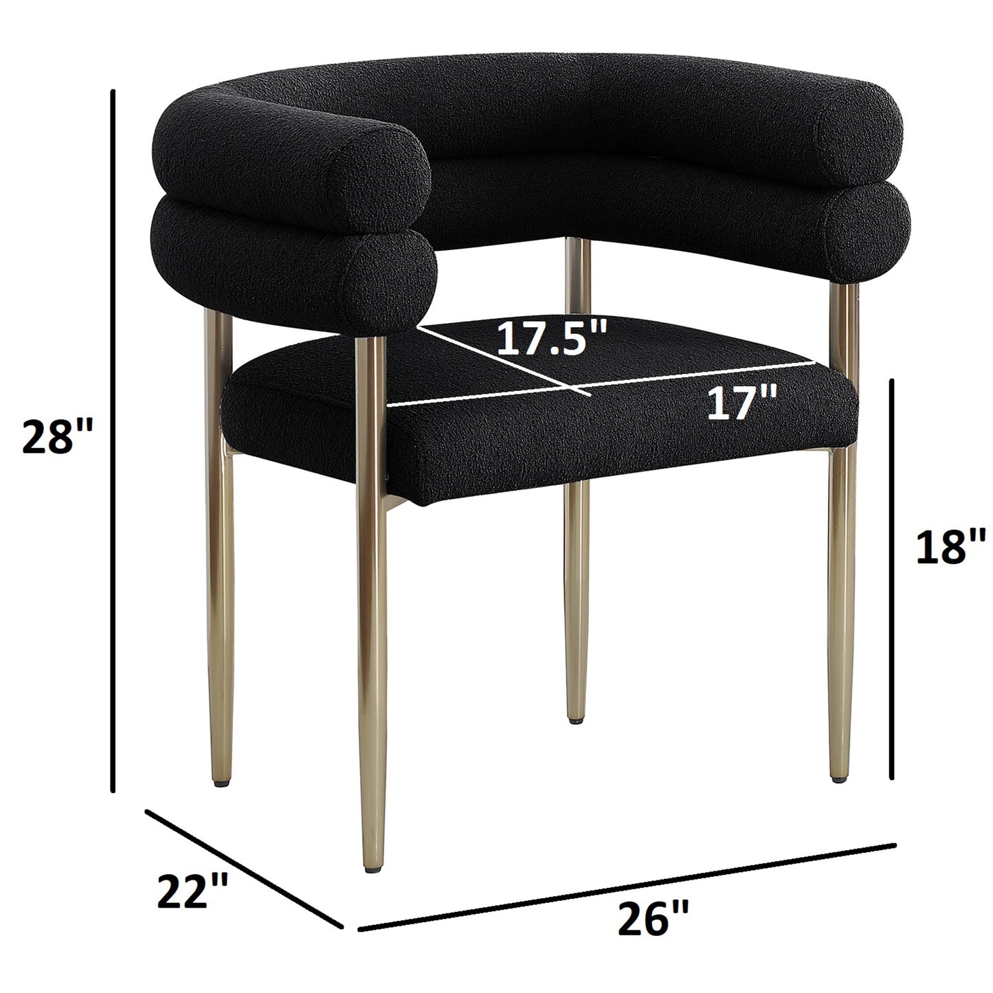 SC04-6: Teddy Fur Side Chairs
