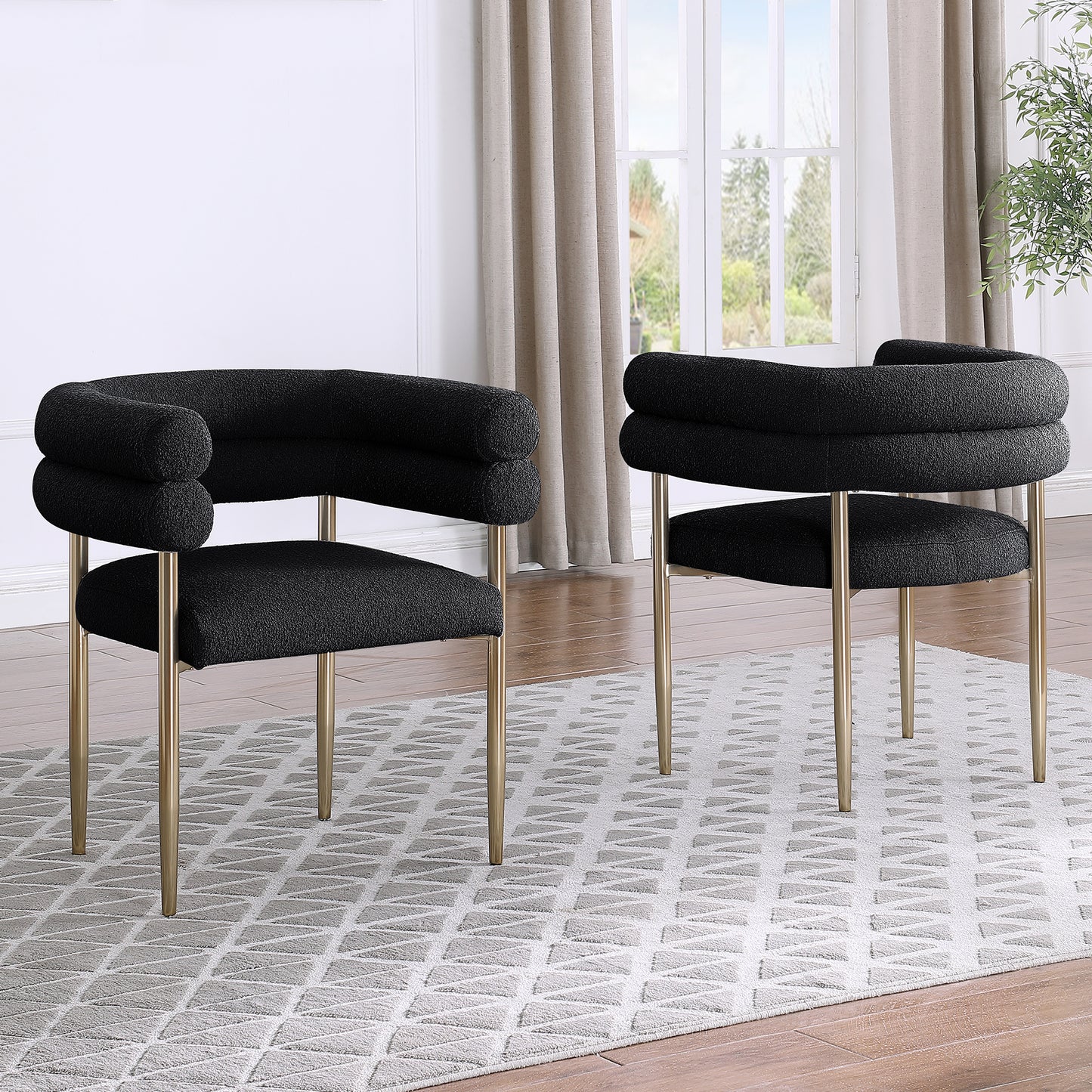 SC04-6: Teddy Fur Side Chairs