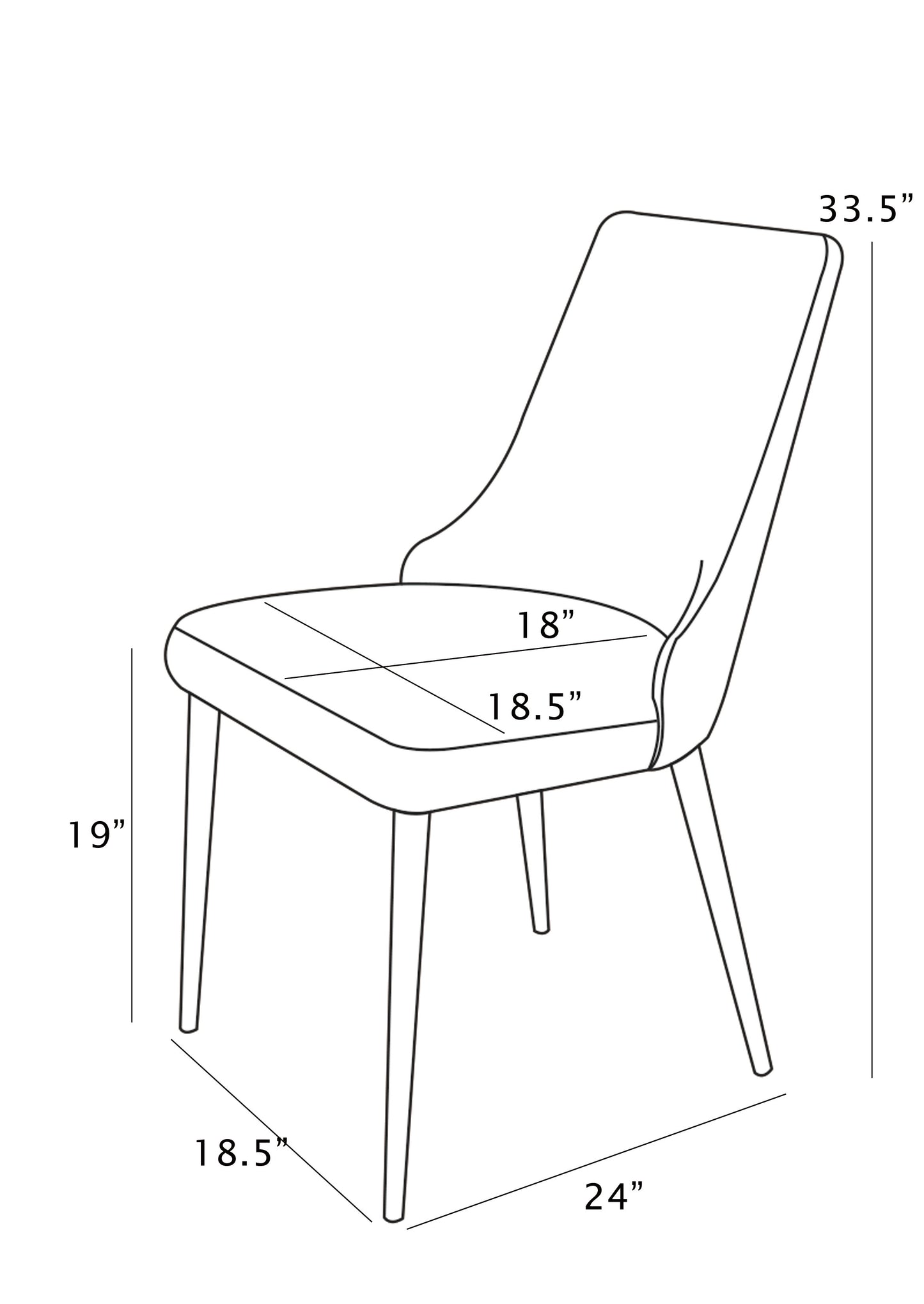 SC260-2: Pleated Velvet Side Chairs (Set of 2)