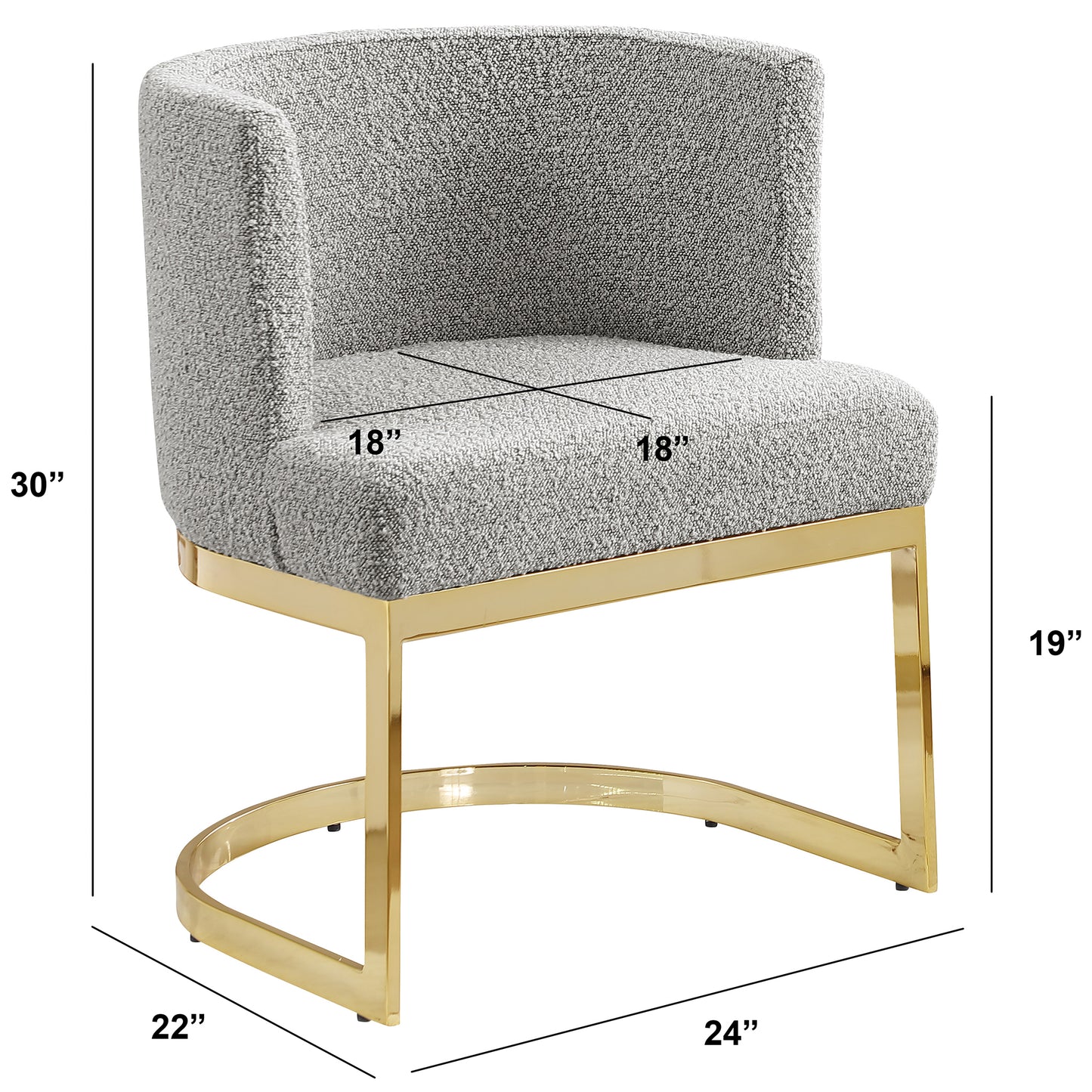 SC90-7 & SC590-7: Velvet Side Chair with Chrome Finish Legs (Set of 1)
