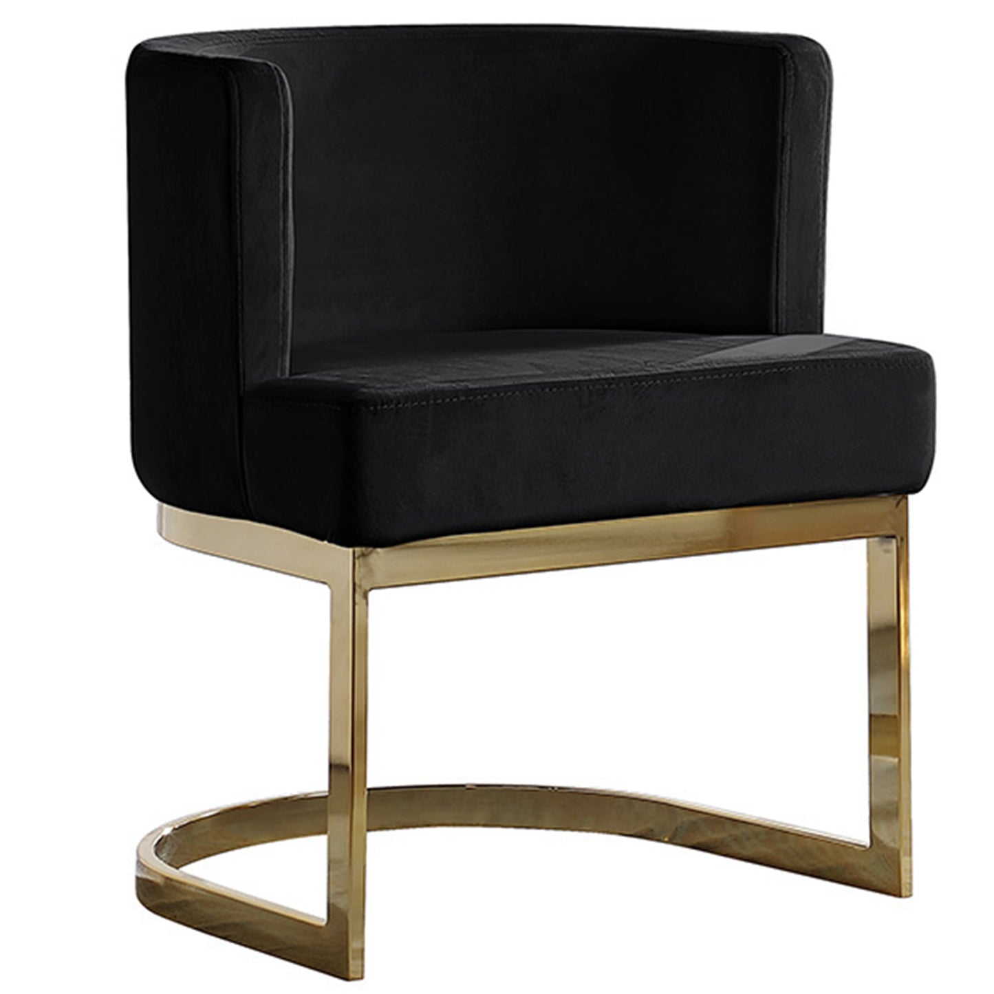SC90-7 & SC590-7: Velvet Side Chair with Chrome Finish Legs (Set of 1)