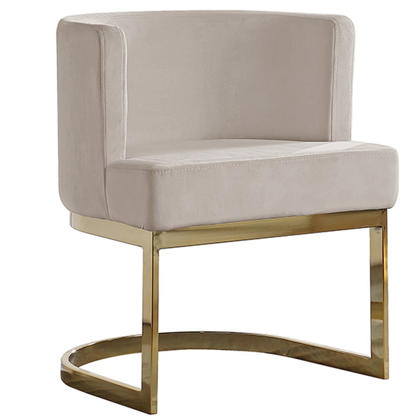 SC90-7 & SC590-7: Velvet Side Chair with Chrome Finish Legs (Set of 1)