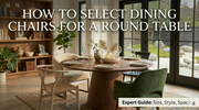 How to Select Dining Chairs for a Round Table