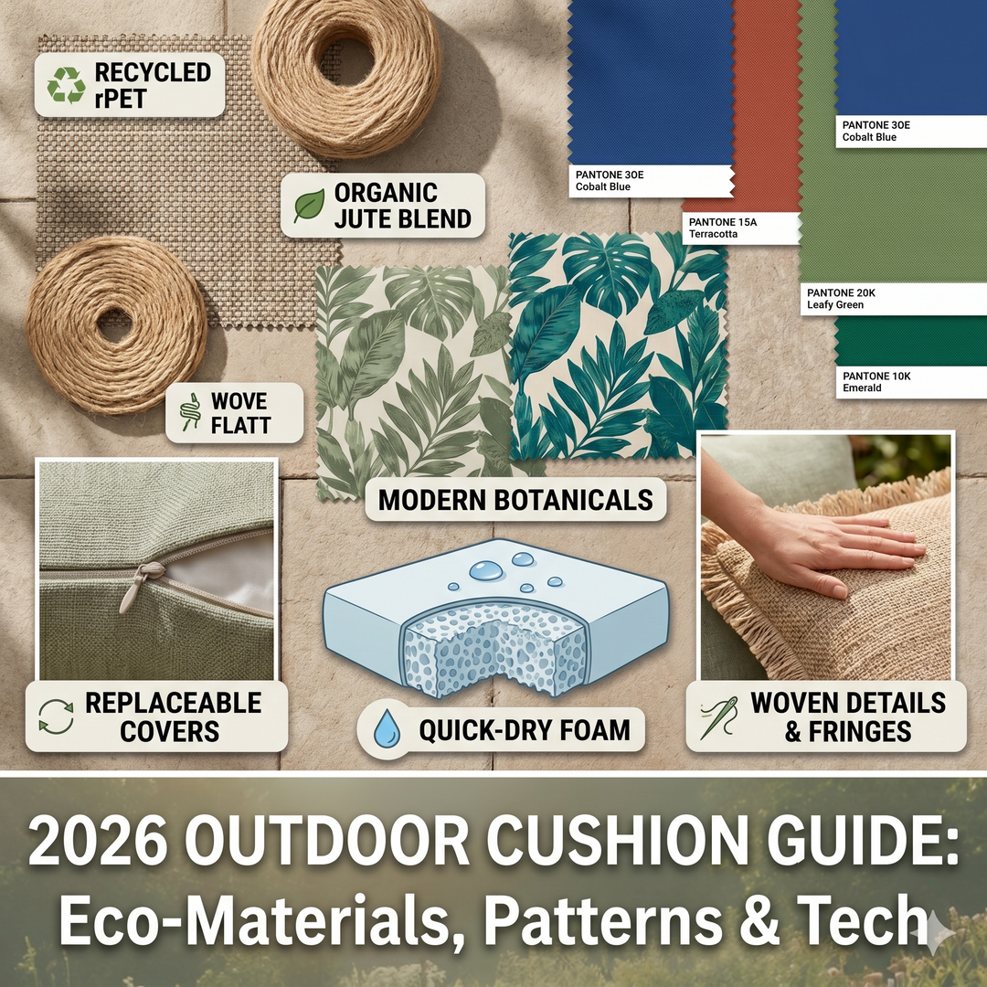 Top Outdoor Cushion Trends 2026: Sustainable Luxury Meets Bold Design ...