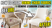How to Clean Dining Chair Fabric?