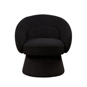 Swivel Barrel Accent Chair with Teddy Boucle Upholstery (AC300-2) by Quality Living Furniture
