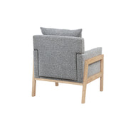 Lounge Arm Chair with Teddy Boucle Upholstery (AC310-2) by Quality Living Furniture