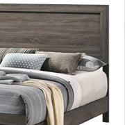Anastasia Eastern King Size Bed - Modern Wood-Grain Finish