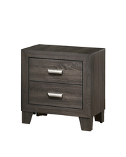 Anastasia 2-Drawer Nightstand - Modern Wood-Grain Finish