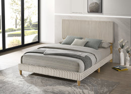 Corduroy Panel Bed Frame (B10-2)