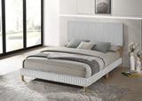 Corduroy Panel Bed Frame (B10-2)