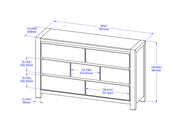 B730 Scandinavian Light Oak Bedroom Collection