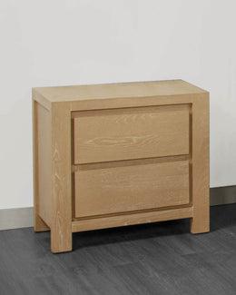 B730 Scandinavian Light Oak Bedroom Collection by Quality Living Furniture