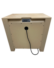 Natural Light Oak Wood Nightstand with Charging Station (B730) by Quality Living Furniture