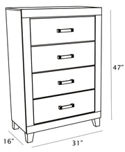 Traditional Rustic Gray Wood Grain Bedroom Set with Black Accents (B790) by Quality Living Furniture