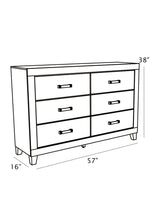 Traditional Rustic Gray Wood Grain Bedroom Set with Black Accents (B790) by Quality Living Furniture