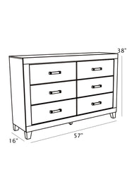 Traditional Rustic Gray Wood Grain Bedroom Set with Black Accents (B790) by Quality Living Furniture