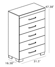 Rustic Gray Wood Bedroom Set with Reading Lights, Dresser, Mirror, Chest, and Nightstands (B820) by Quality Living Furniture