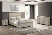 B830 Modern Farmhouse Greige Rustic Oak Bedroom Collection