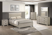 B830 Modern Farmhouse Greige Rustic Oak Bedroom Collection