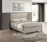 B830 Modern Farmhouse Greige Rustic Oak Bedroom Collection