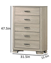 B830 Modern Farmhouse Greige Rustic Oak Bedroom Collection