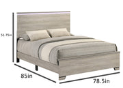 B830 Modern Farmhouse Greige Rustic Oak Bedroom Collection