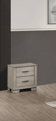 B830 Modern Farmhouse Greige Rustic Oak Bedroom Collection