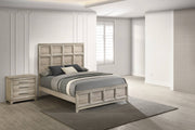 B840 Majestic Weathered Greige Bedroom Collection with Tall Panel Headboard