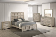 B840 Majestic Weathered Greige Bedroom Collection with Tall Panel Headboard