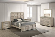 B840 Majestic Weathered Greige Bedroom Collection with Tall Panel Headboard