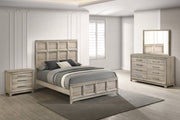 B840 Majestic Weathered Greige Bedroom Collection with Tall Panel Headboard